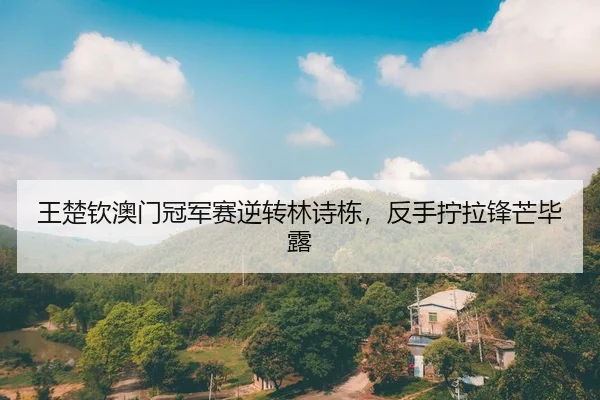 王楚钦澳门冠军赛逆转林诗栋，反手拧拉锋芒毕露